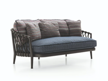 ERICA '19 - 2 seater fabric garden sofa by B&B Italia Outdoor - view 2